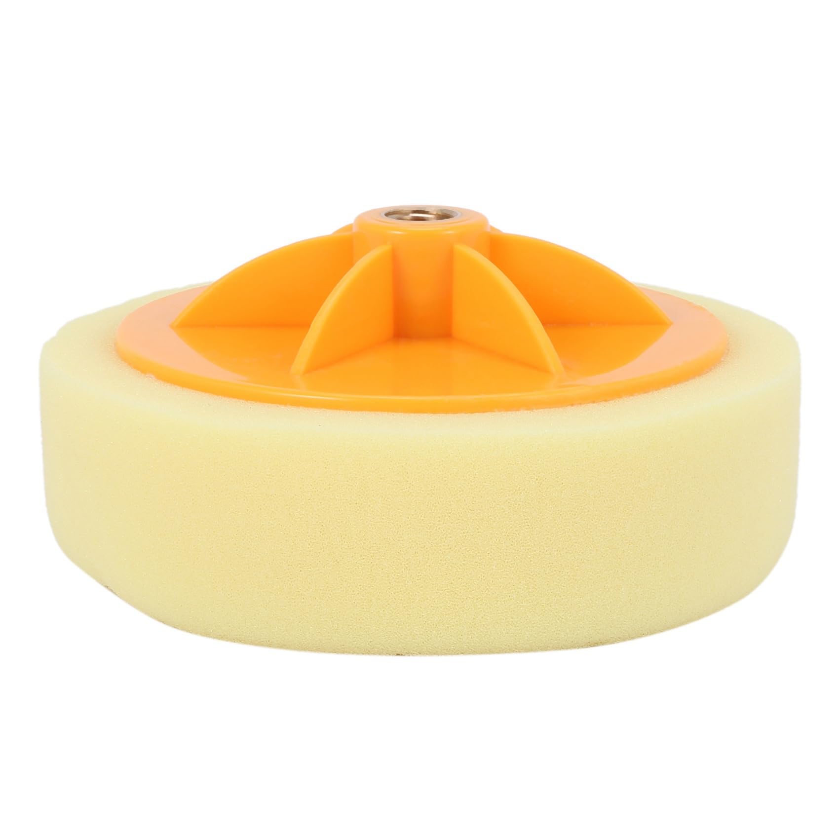 10pièces 6 Roue de Polissage de Cire de Voiture de Pouce / 15cm ÉPilant L'Outil de Kit de Protection de Cire de Roue de L'ÉPonge M14 pour Le Polisseur de Voiture Jaune