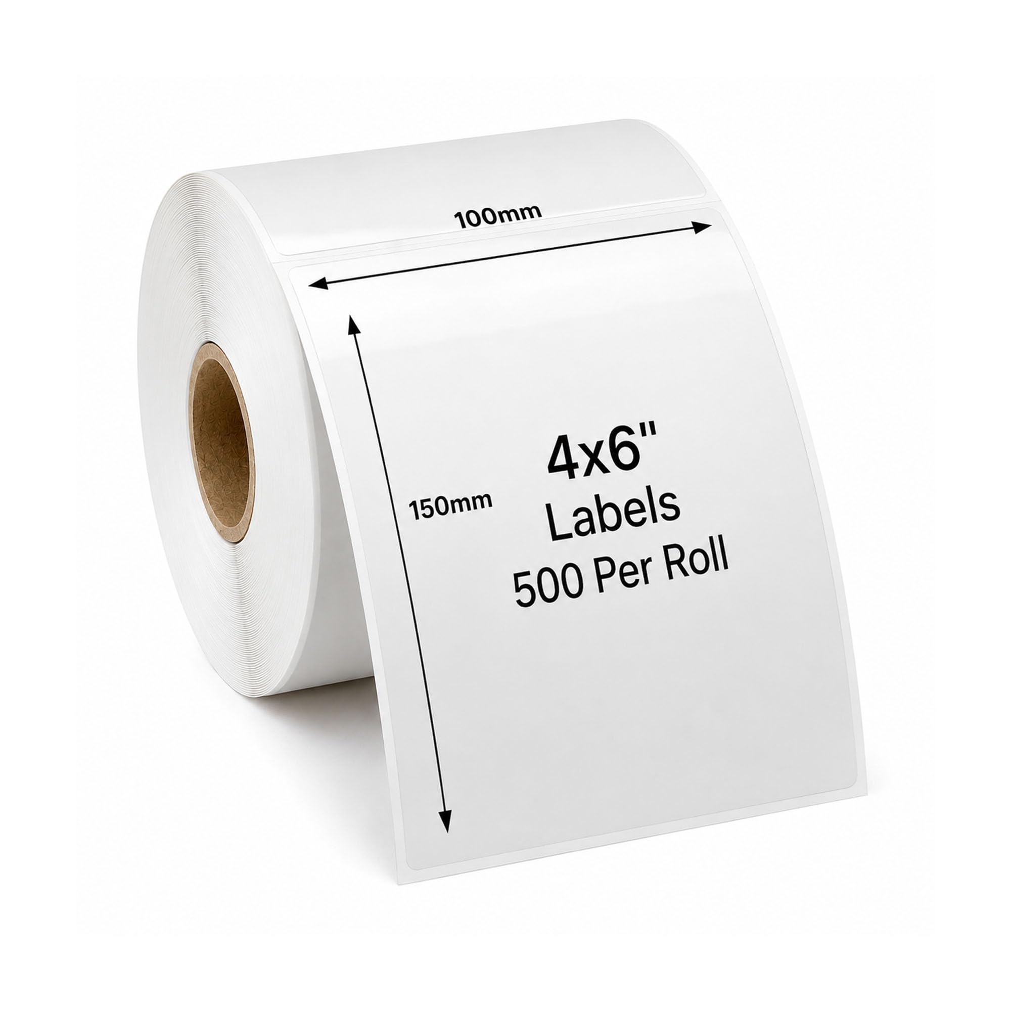 4x6 Direct Thermal Printer Labels, Clear | 3 Rolls 100mmx150mm (2500 Labels) Permanent Adhesive Labels Rolls Compatible with Most Desktop Direct Thermal Printers โ AVARTEK