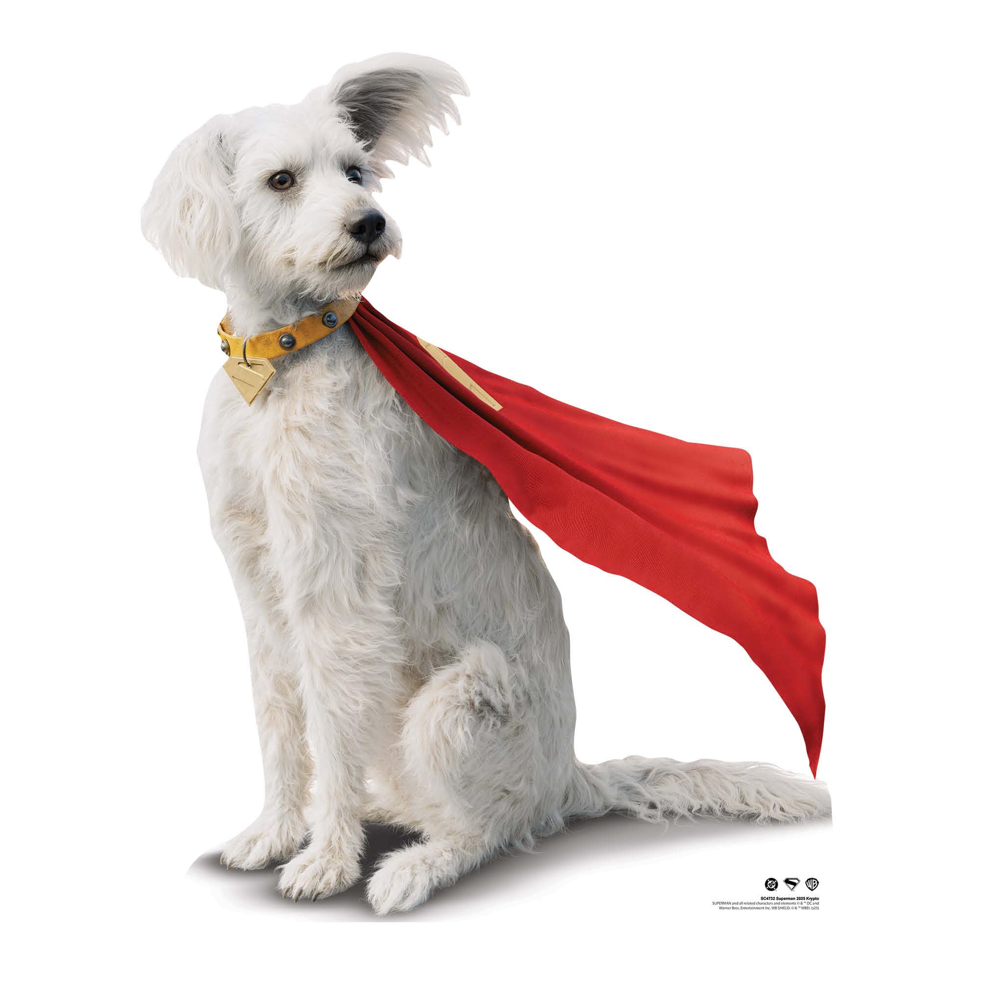 Star Cutouts SC4732 Superman Movie David Corenswet with Krypto Cardboard Cutout 94cm – DC Movie Party Decoration & Fan Gift — image 1