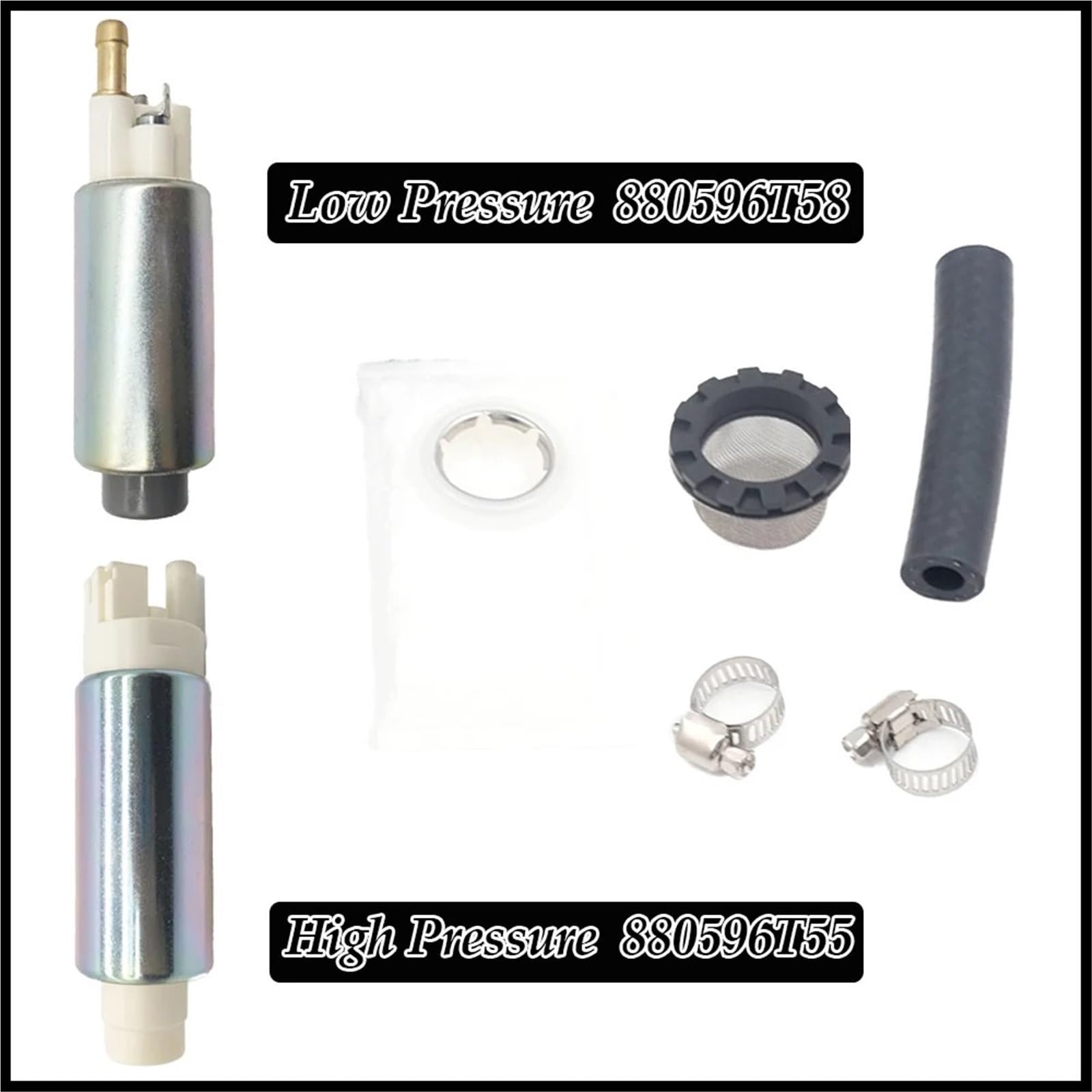 Pompa Prealimentazione carburante Per Mercury Marine Outboard carburante per motore auto | 880596T55 880596T58 Elettrico Gruppo pompa carburante(Fuel pump suit)