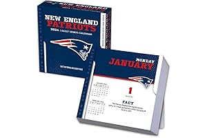 TURNER SPORTS New England Patriots 2024 Box Calendar