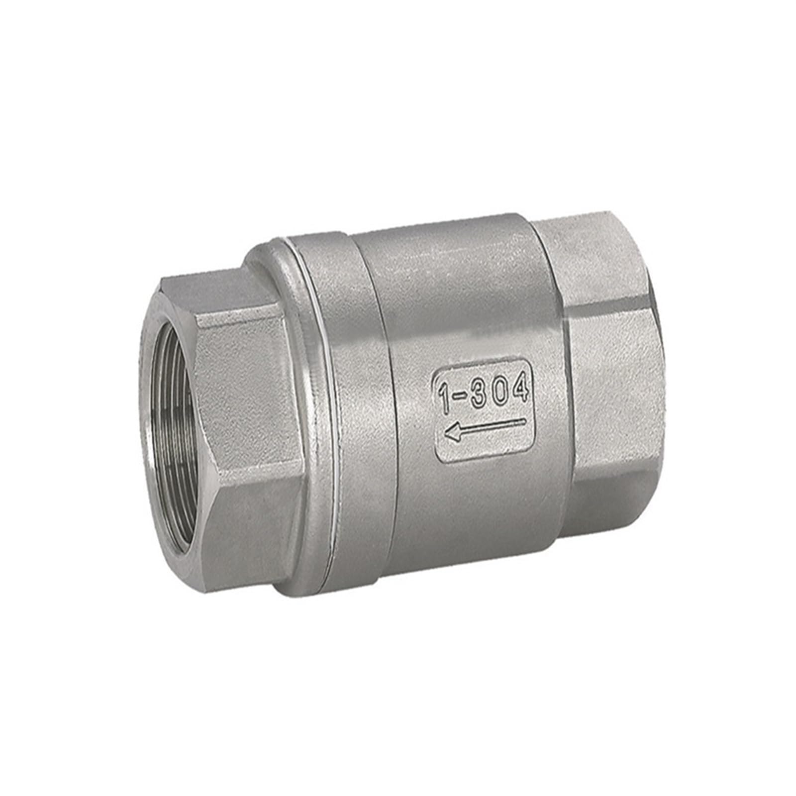 in line Spring Check Valve Female Non Return one Way 2 Piece DN6/DN10/DN15/DN20/DN25(A,DN20)