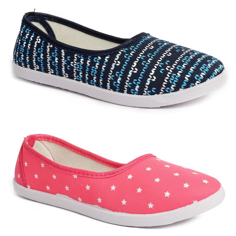 Aedee Women Casual Printed Bellie/Loafer for Women/Casual Jutti for Girls and Woman (B1-805-CGRN-806-PINK_9) (B0BKT4WLRC) Amazon Price History, Amazon Price Tracker