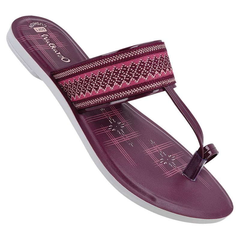 WALKAROO WL7536 Womens Fashion Sandals For Casual Wear and Regular use - DarkGrape (B0CS9TMJPW) Amazon Price History, Amazon Price Tracker