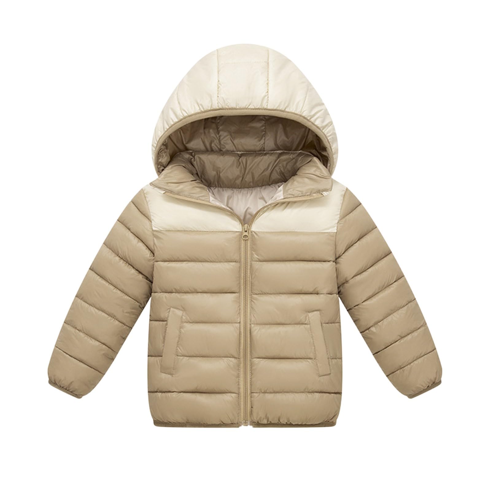 Chaqueta de plumón para niños, abrigo acolchado para invierno, cálido, informal, al aire libre, parka para niños, acolchada, cómoda, para la escuela