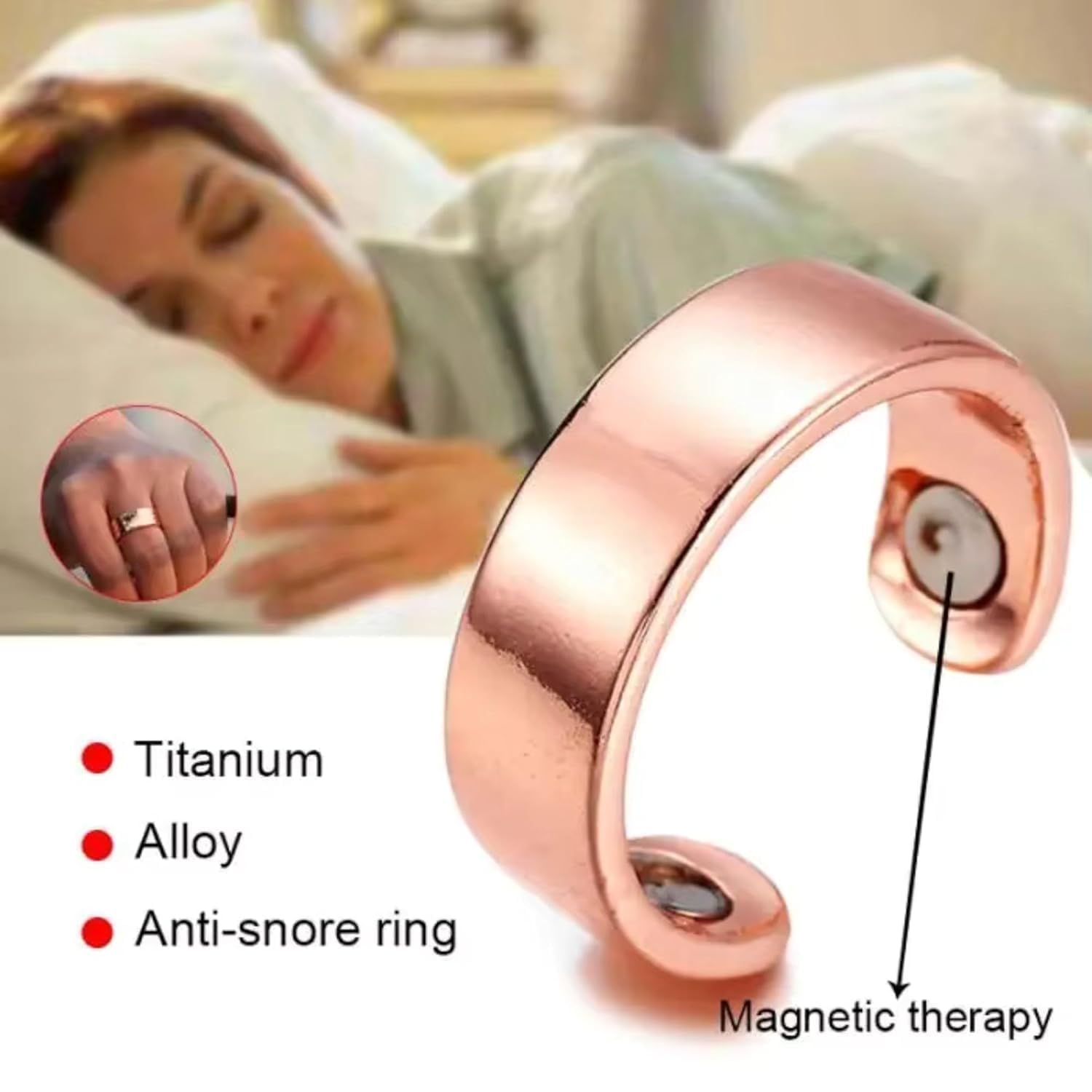 Pack of 1 Magnetic metal Ring Diabetes Control Blood Sugar Management Therapy Health Ring for Acupressure 1
