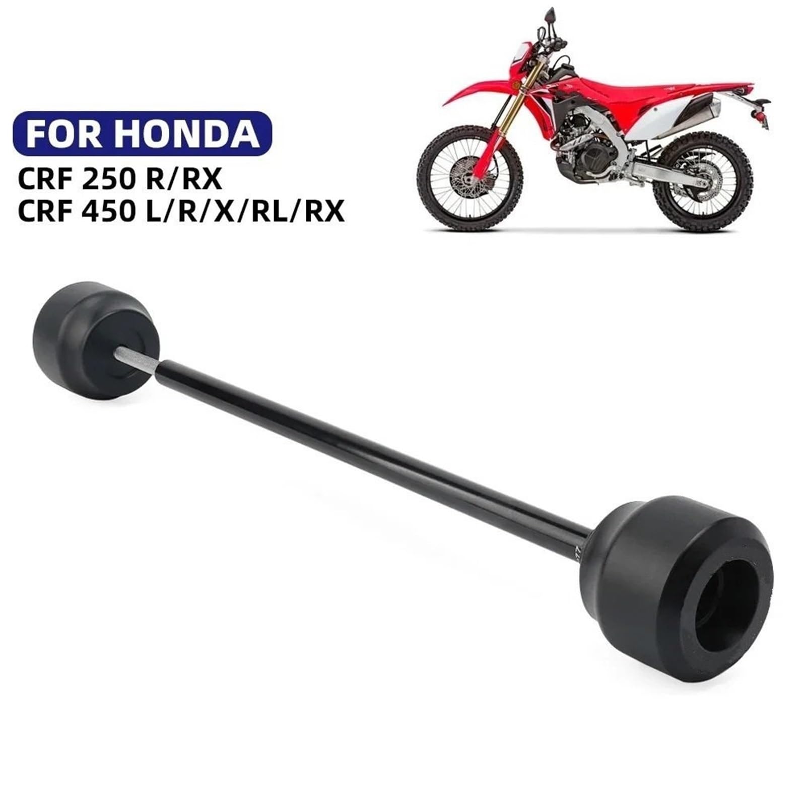 Protezione antiurto per asse scorrevole forcella ruota posteriore CRF 250 450 adatta per HONDA CRF250 R/RX CRF450 L/R/X/RL/RX