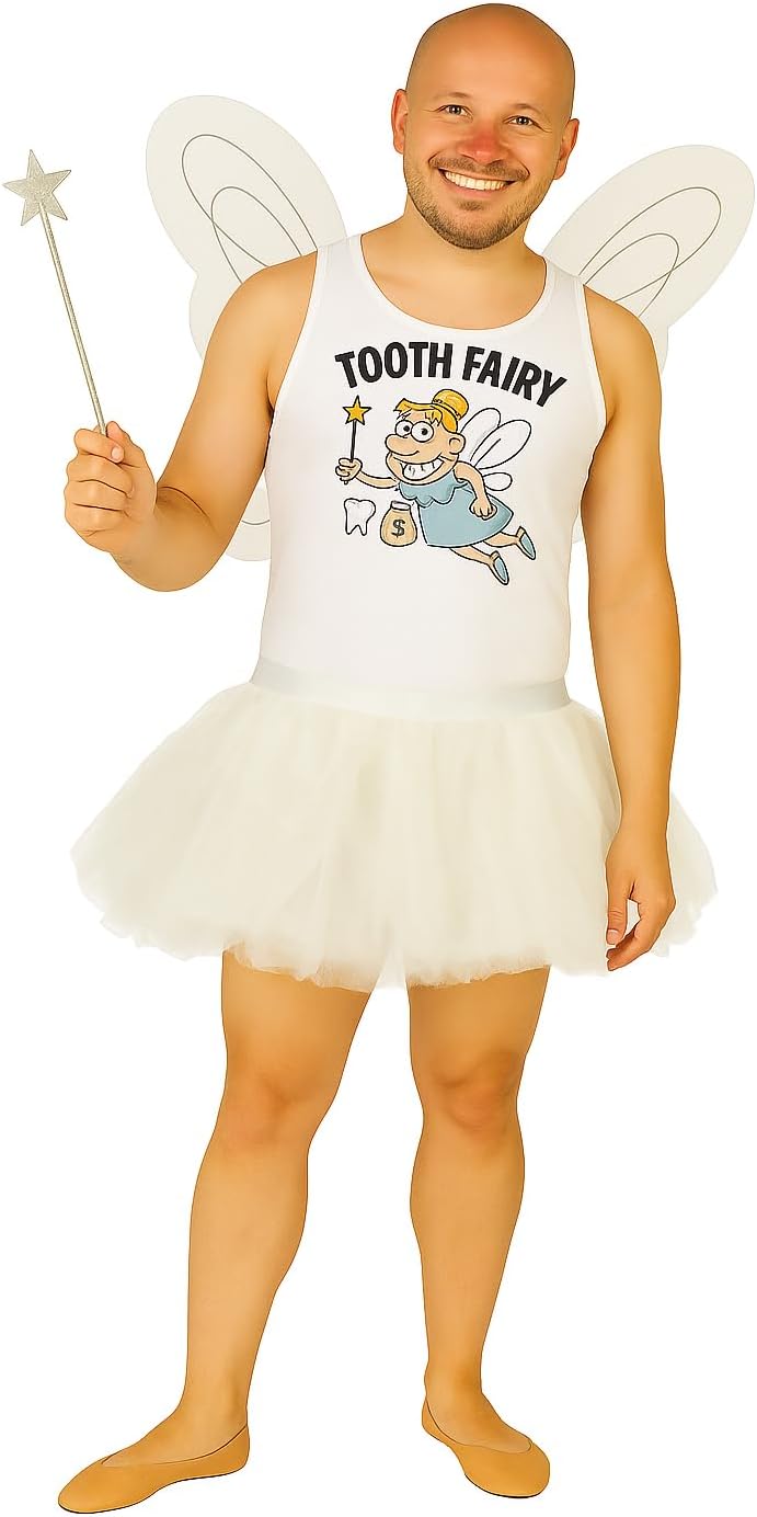 The Dragons Den Adults Tooth Fairy Stag Night Party Festival Fancy Dress Costume