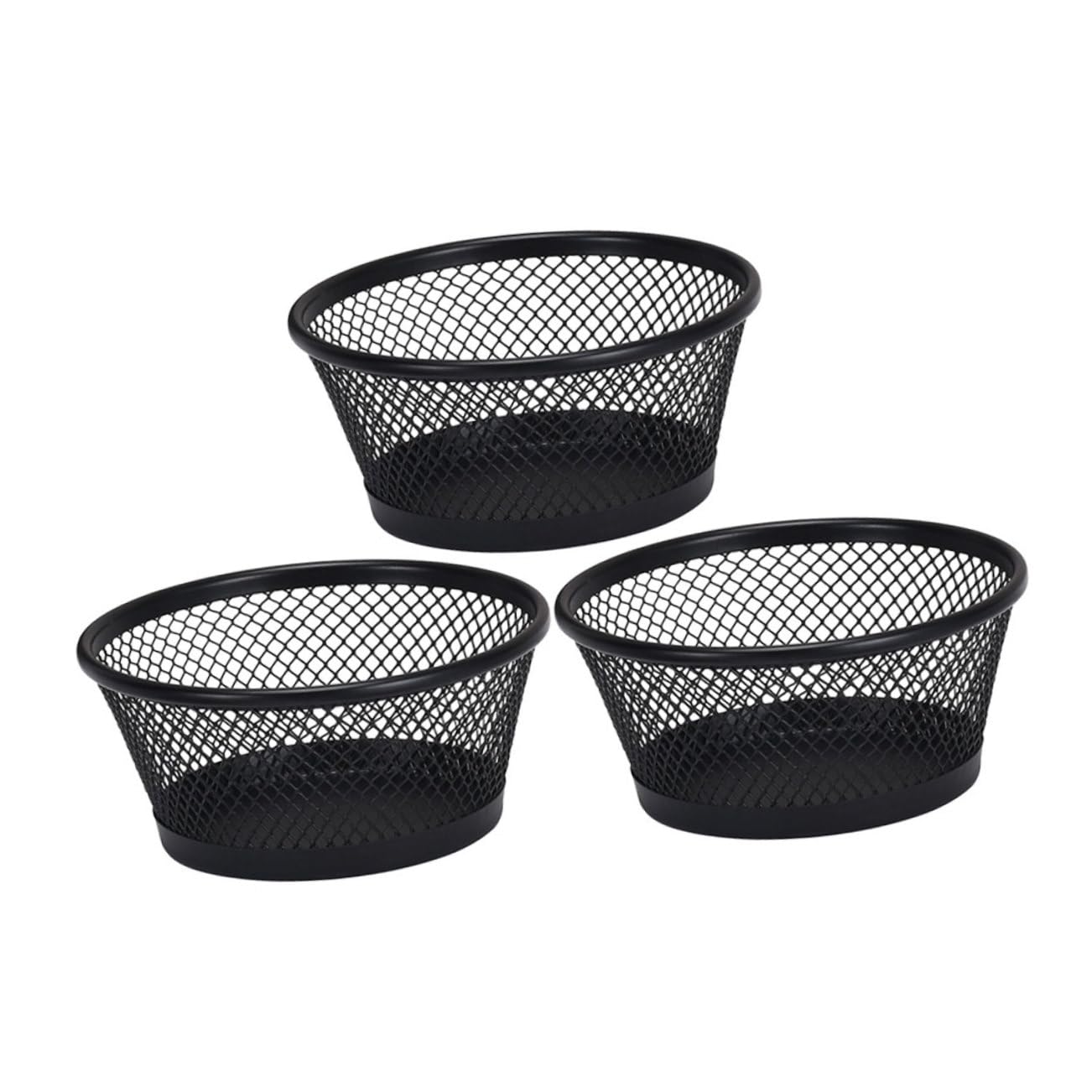 Housoutil Clip-on Desktop Storage Rack Paper Clip Holders for School Study Item Containers