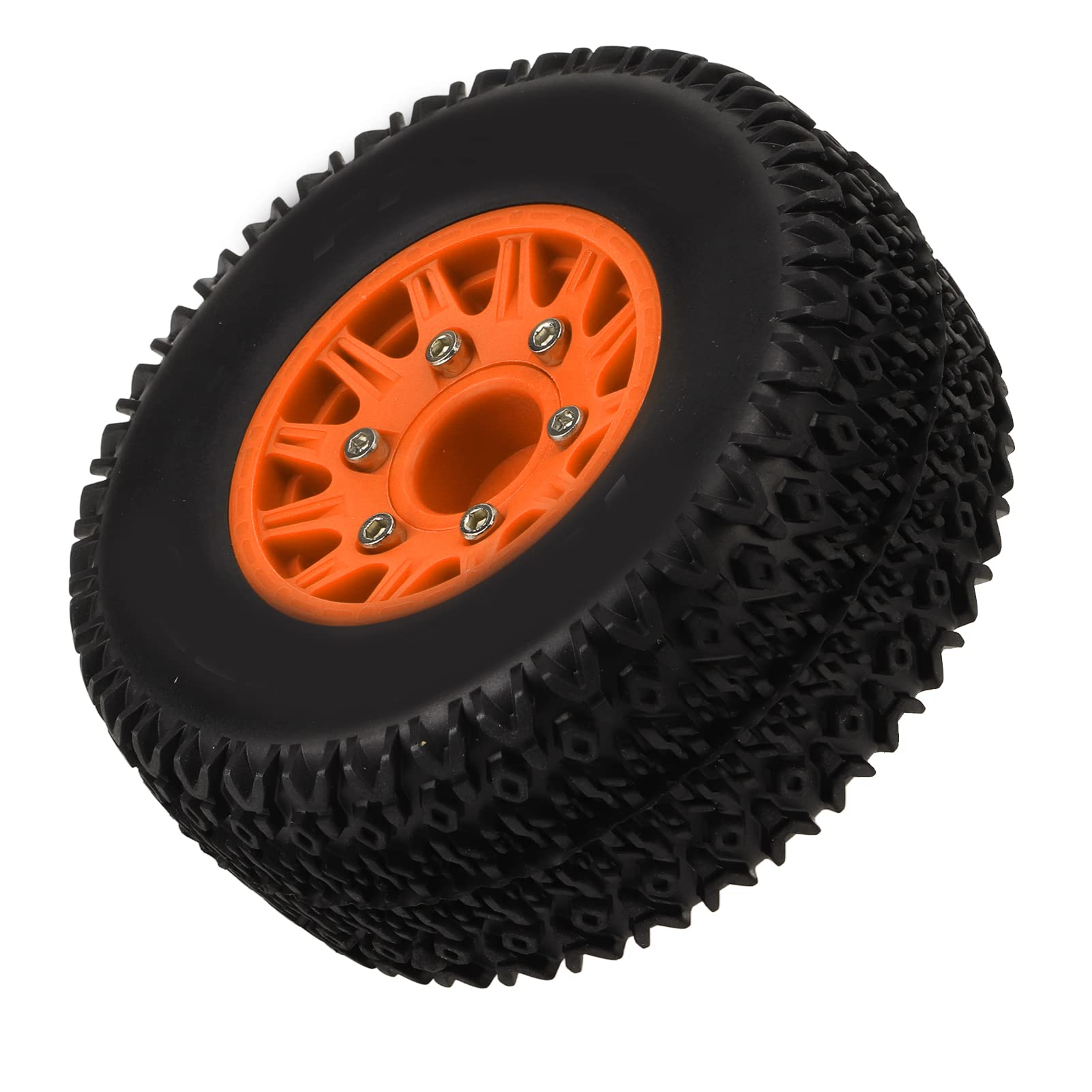 Do 1/10 RC Short Course Truck Opony do dla SENTON do TRAXXAS do Slash 12mm 14mm 17mm Hex RC Truck Opony (pomarańczowy)