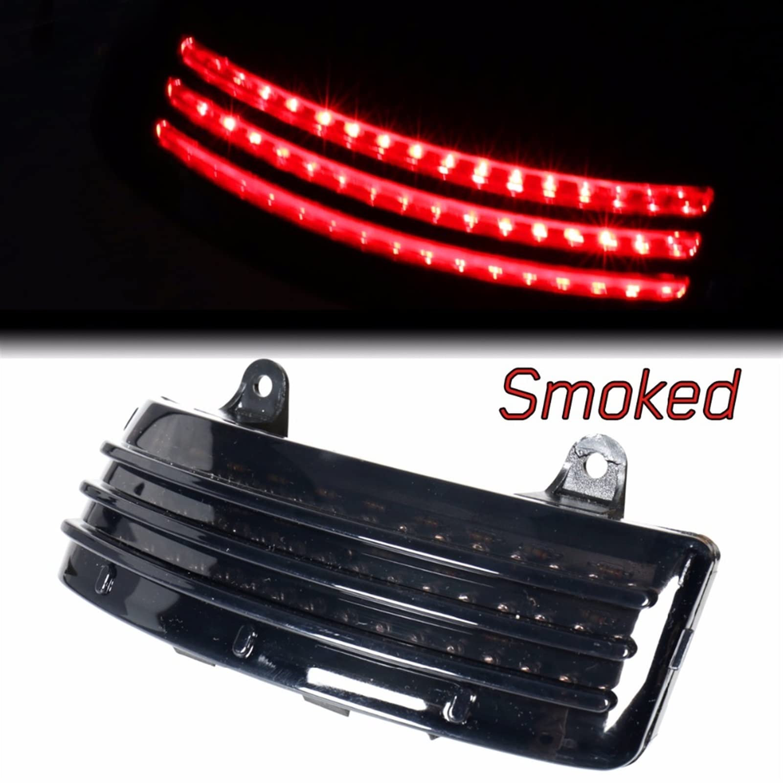 Tri-Bar LED-Heckbremse, Kotflügelspitzenlicht Für Harley Touring 2014-2022 Street Glide & Road 2015-2021 Modelle