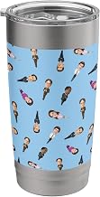 The Office Character Illustration - Officially Licensed Stainless Steel Insulated Tumbler