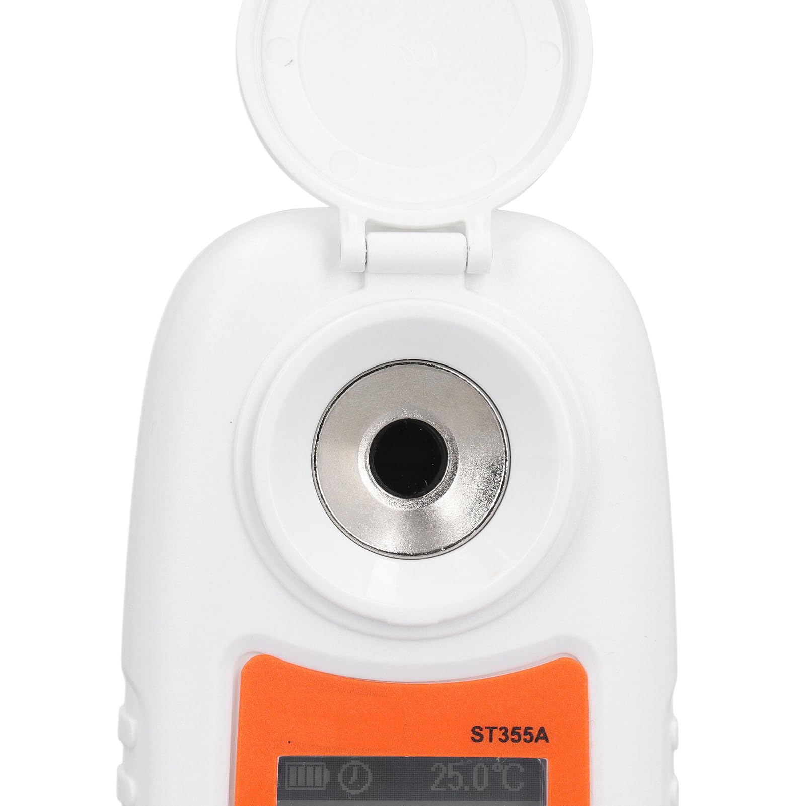 FTVOGUE Medidor de Azúcar de Mano Refractómetro Portátil con Compensación Automática de Temperatura para Jugo de Frutas Elaboración de Bebidas de Vino 0-55% Contenido de Azúcar Pantalla LCD Sensor