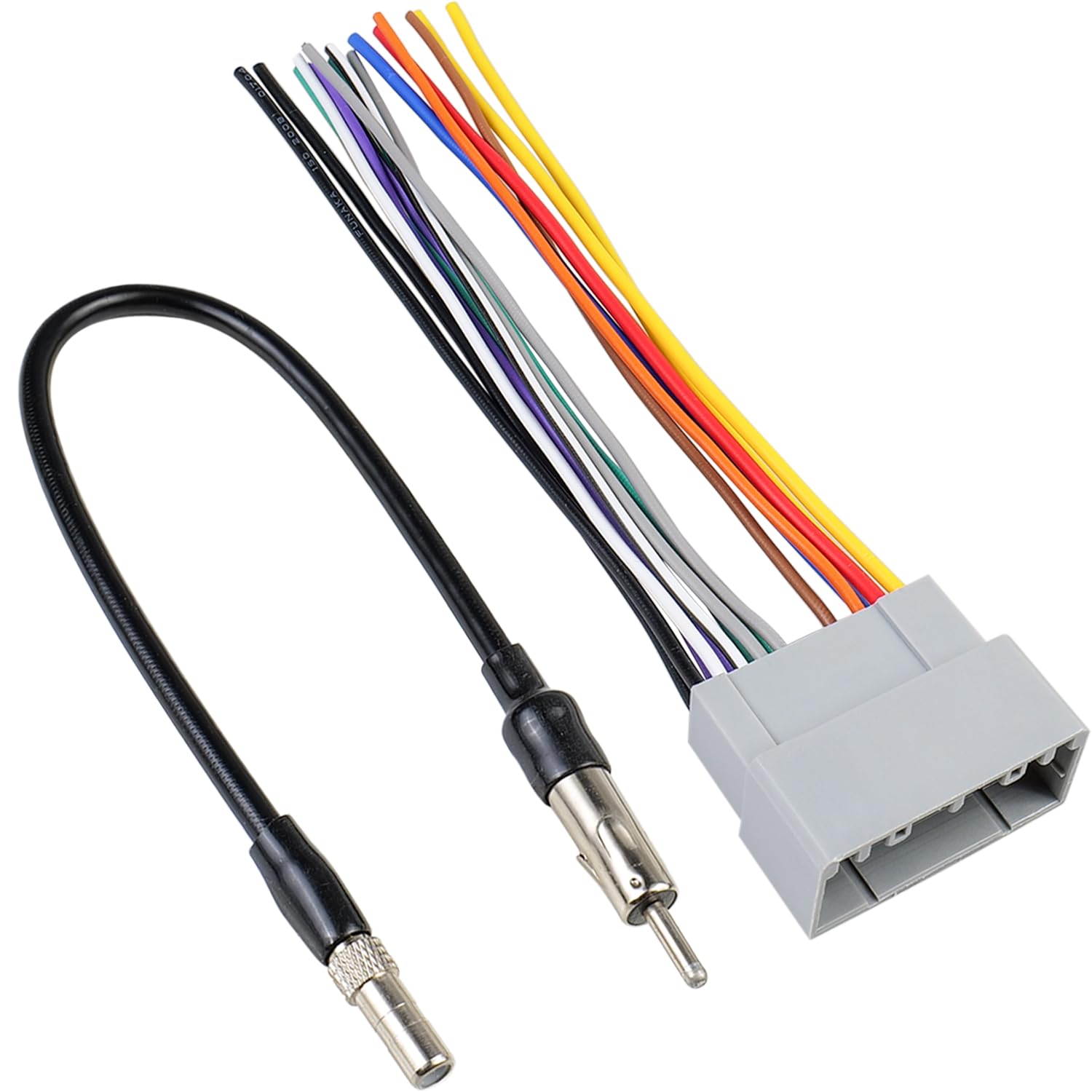 22-Pin Radio Wiring Harness For Dodge Ram 1500/2500/3500, Chrysler, Jeep - Car Stereo Install Kit