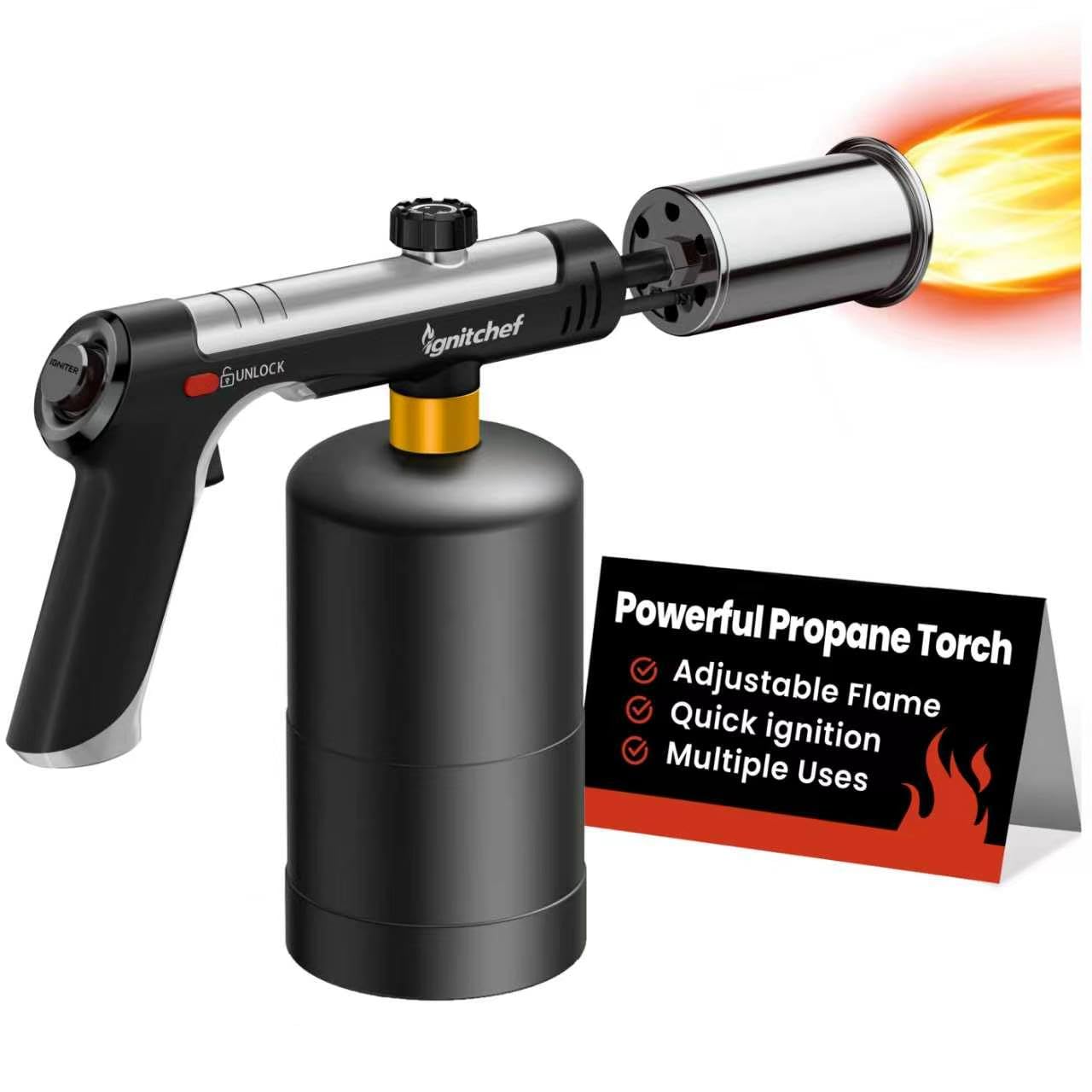 IgnitChef Propane Torch Gun