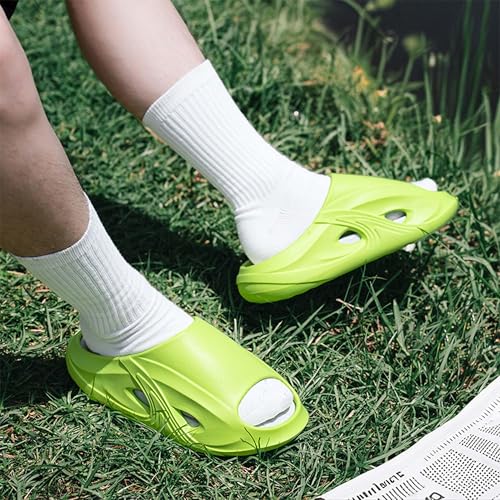 Men's Slide Comfortable Sandals with Arch Support,Non-Slip Breathable Durable Sole Shock-Absorbing Indoor Outdoor Lightweight Slippers Shoes3