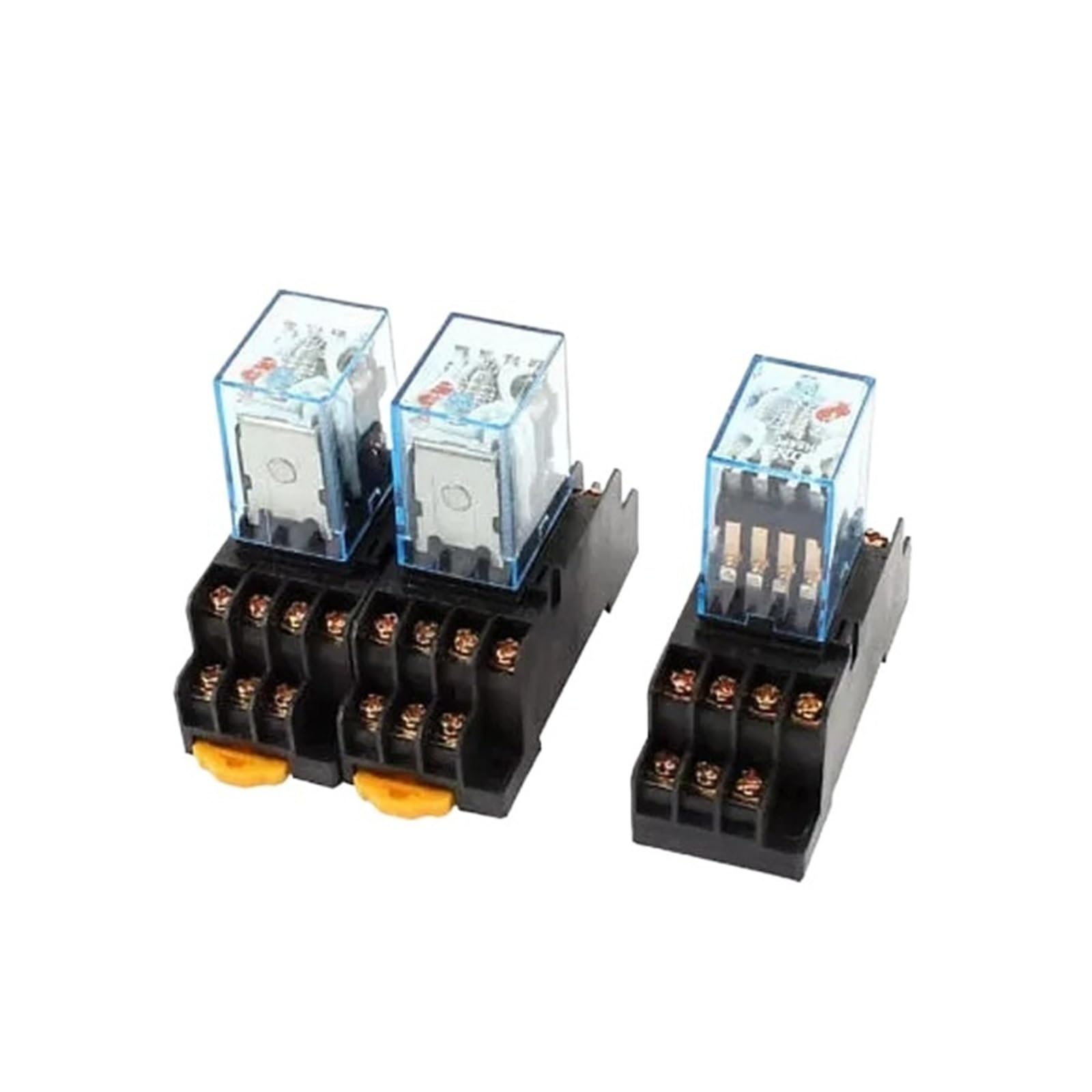 Relé de potencia, HH54L, DC 24 V, 14 pines, Montaje en carril DIN