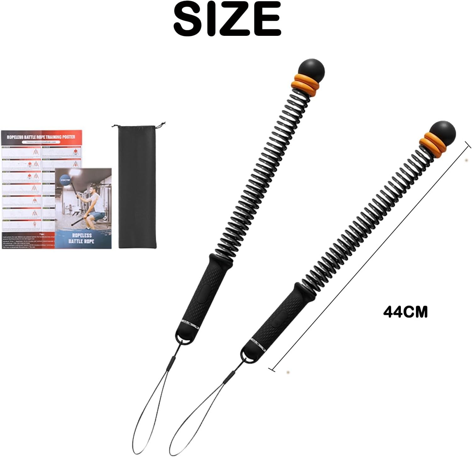 Adjustable Ropeless Battle Ropes, Portable Battle Ropes for Home Gym, Portable Multi-Functional Fitness Training Rope for Strength & Conditioning (Purple)