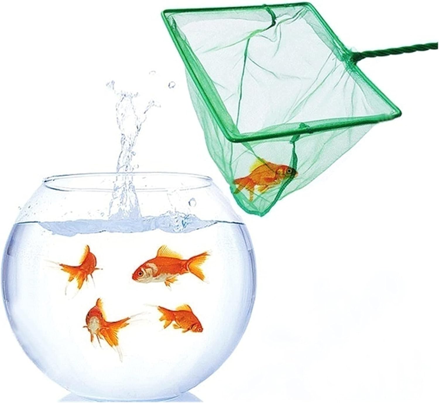 Foldable and Retractable Fishing net Long Handle Square Aquarium Fishing Net Landing Net for Fish Floating Objects Crab Net Fishing Rod Dryer Hand Net Easy to Carry and Storage