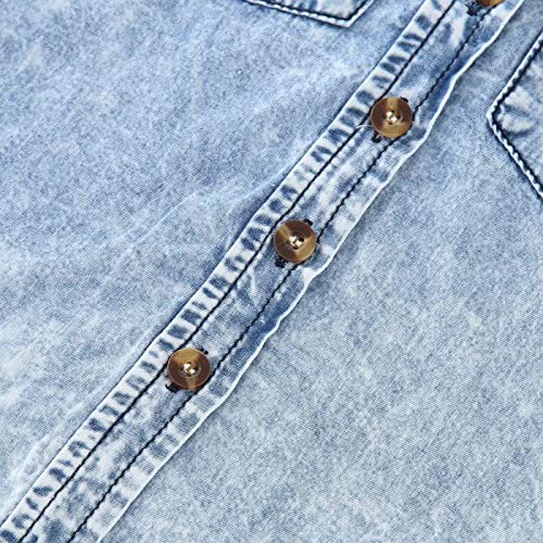 Toddler Boys Girls Short Sleeve Denim Hooded Coat Kids Tops T Shirt with Pocket 3t Winter Clothes for Girls3