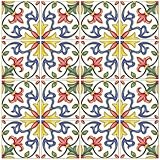 Tuscan Tile Peel & Stick Backsplash Tiles - Multicolor