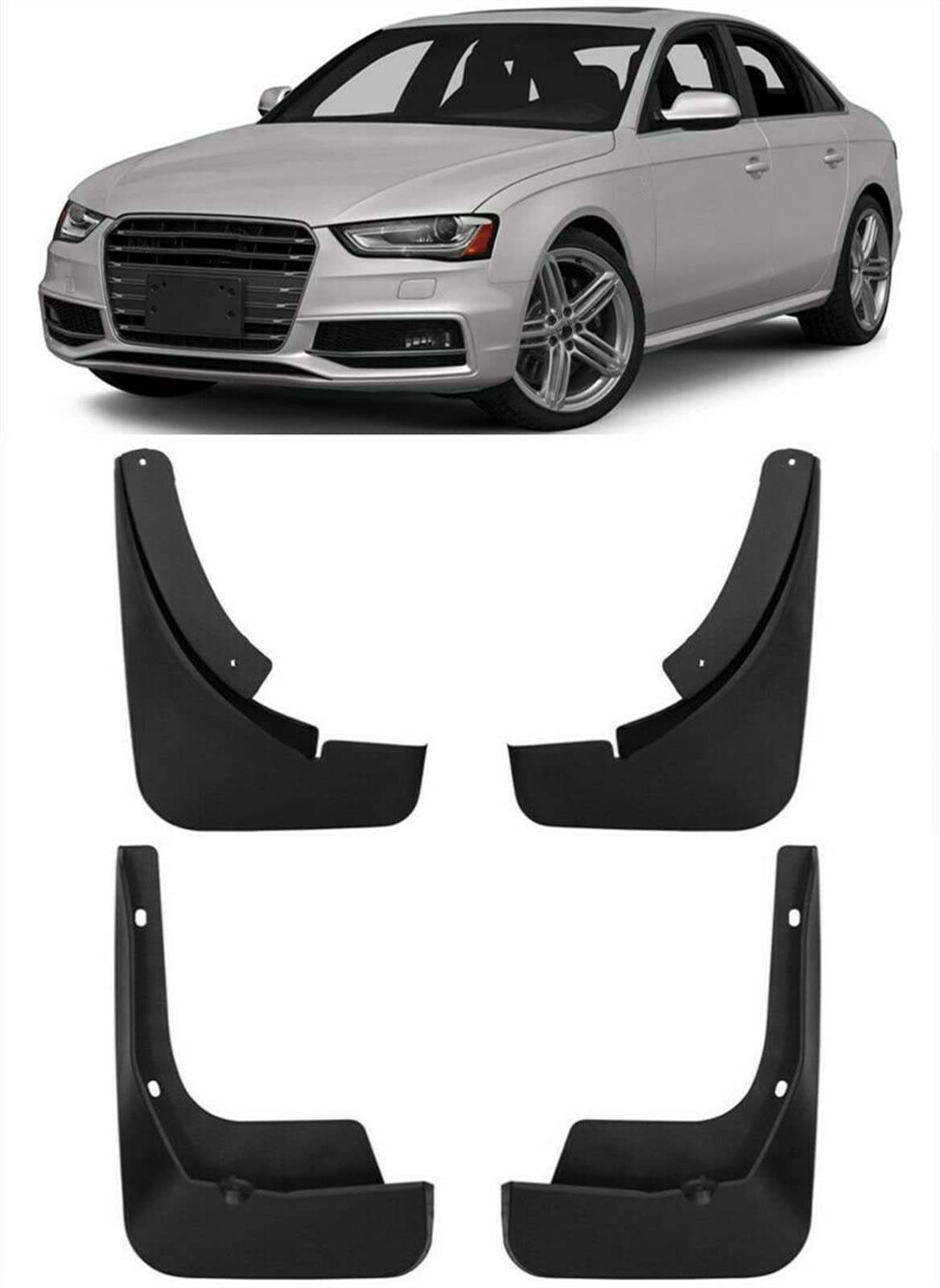 Bavettes garde-boue Audi A4 B8 pour rouler sereinement sous la pluie et la boue