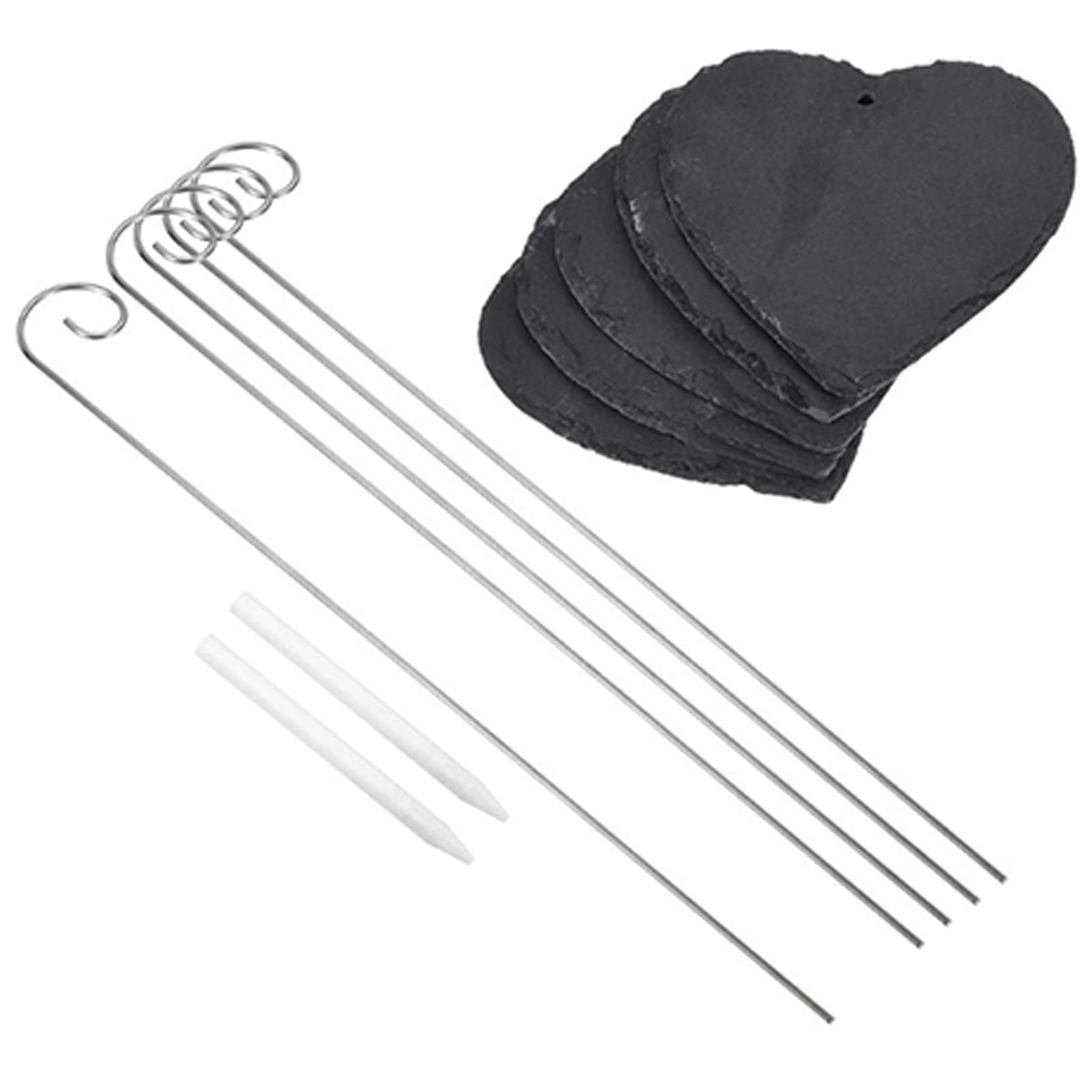 Étiquettes pour plantes en dalles de pierre, cordé-10cm