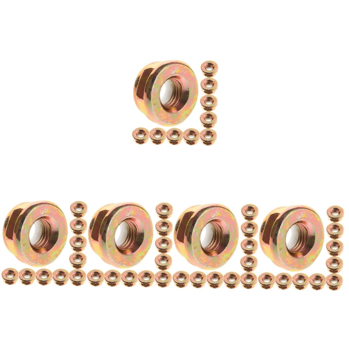 Happyyami 50piezas Tuerca De Cuchilla De Cortacésped Accesorios De Repuesto para Desbrozadoras y Cortacéspedes Compatible Cabezal De Trabajo De Máquina Jardinería
