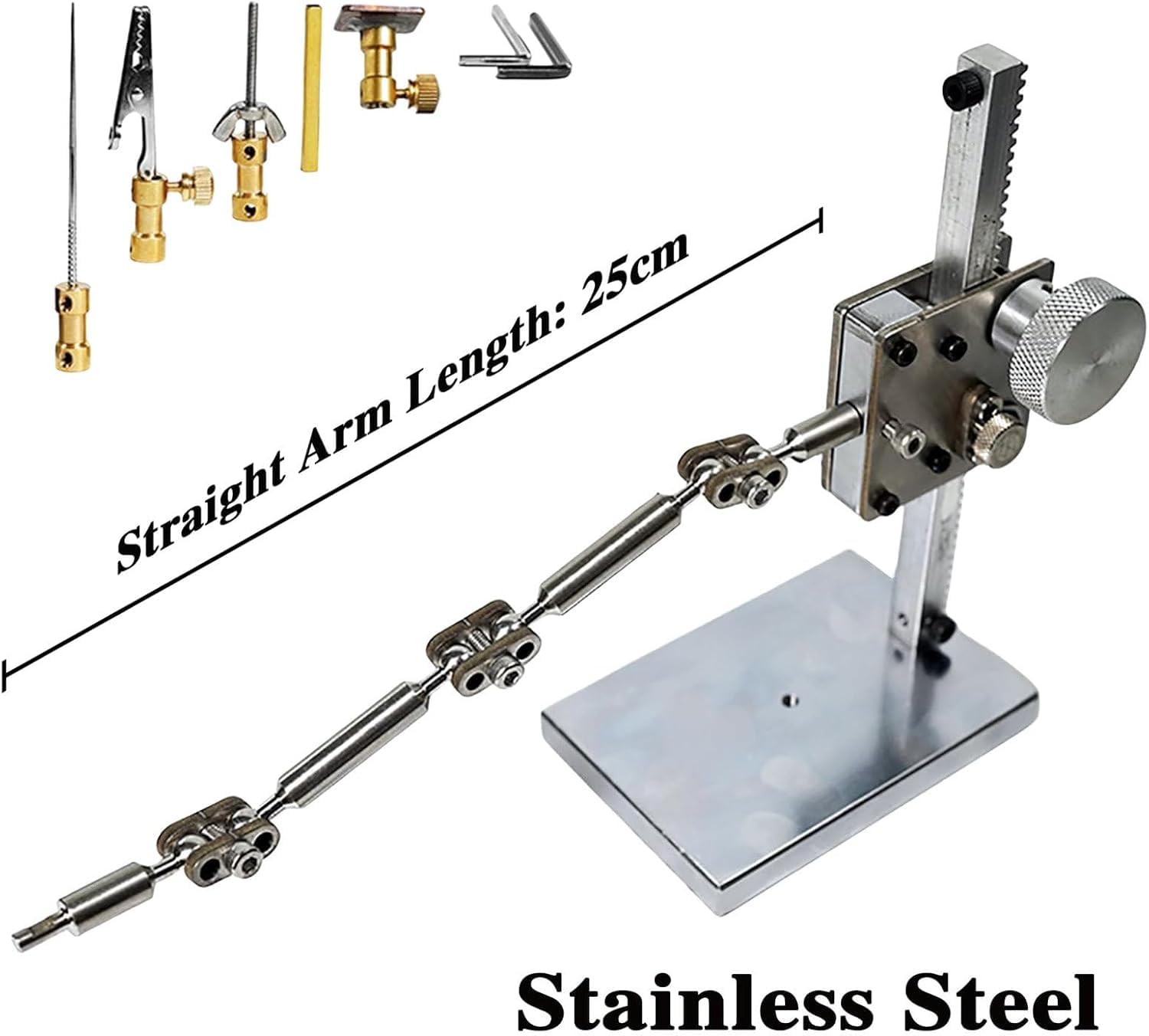 Stop Motion Armature Kit, Edelstahl Takelage Kit mit 5 Verbindungsstücken, einfache Montage für Figuren und Tonmodelle, Halterung Höhe 16cm, ideal für Animation