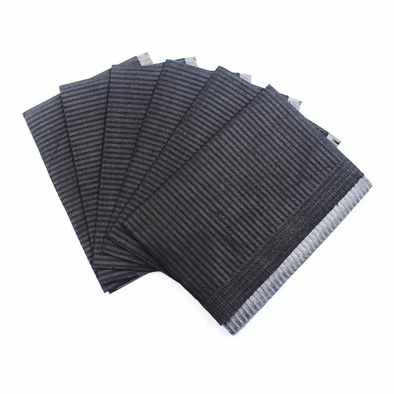 40pcs Black Disposable Tattoo cloths, Waterproof Protective cloths for Tattoo, Beauty, Makeup & Salon Use