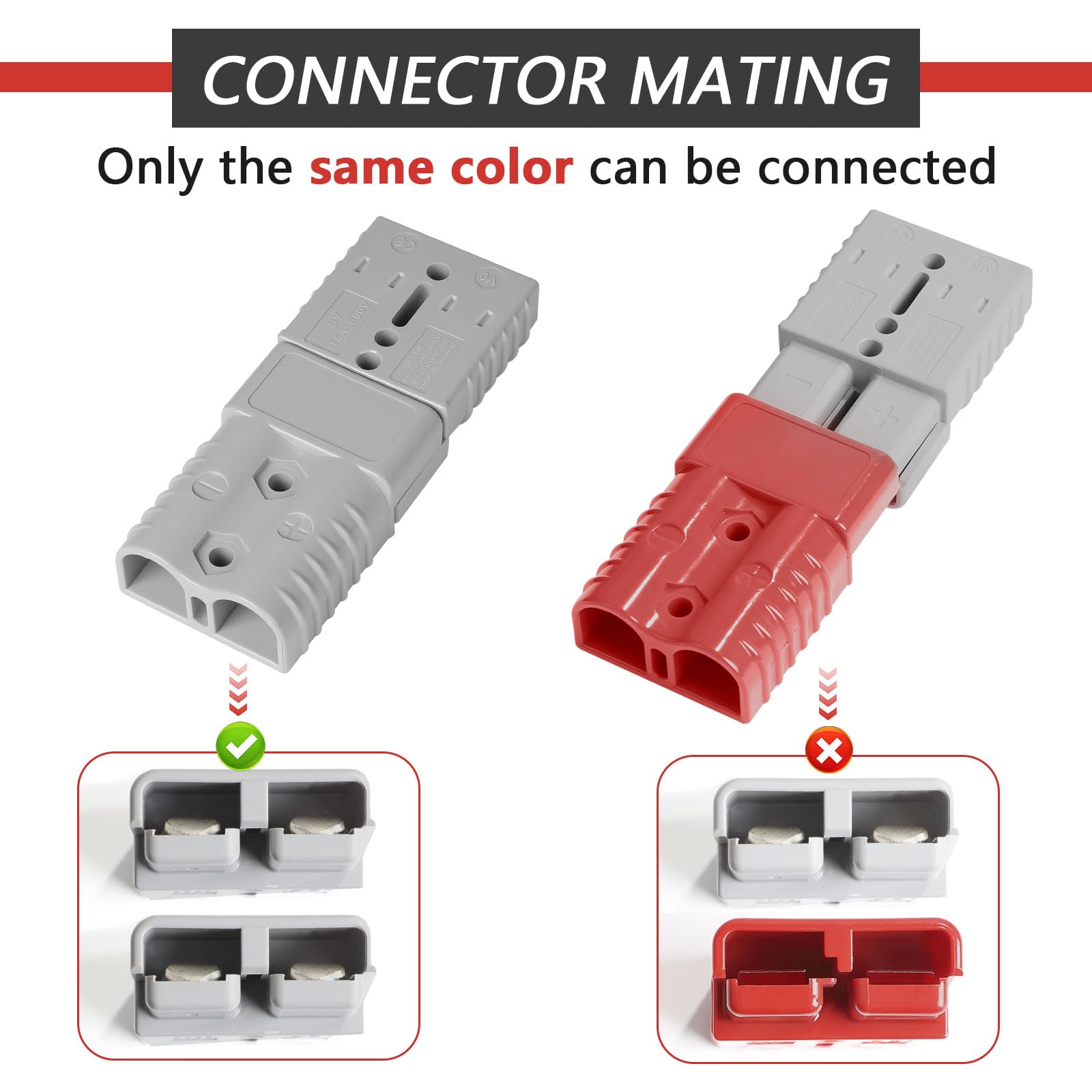 50 A Connectors Connettori Di Alimentazione – Italia - Foto 7