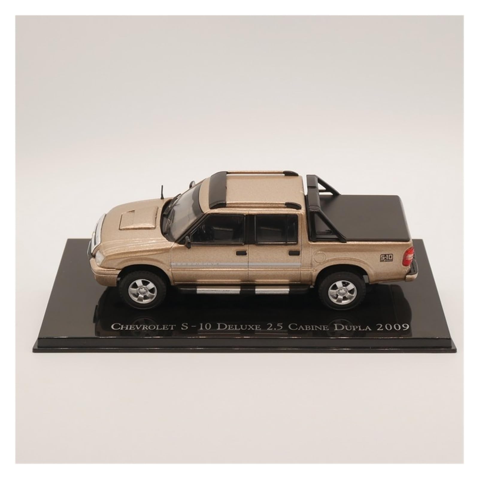 1 43 ​​Für Chevrolet S 10 Deluxe 2.5 2009 Classic Gold Pickup Truck Automodell Für Sammler Modellauto In Sammlerqualität