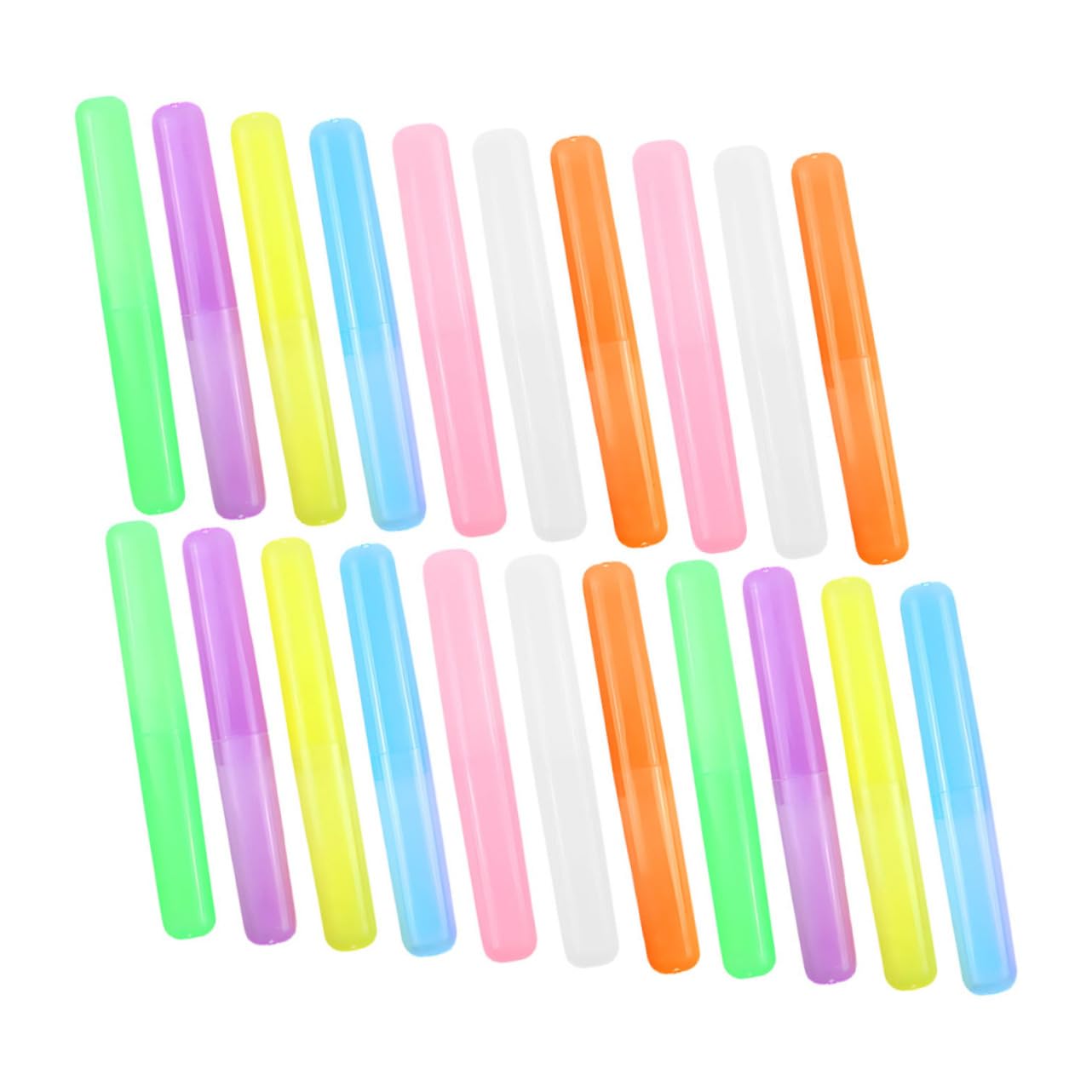 IMIKEYA 5 Set Della Caramella Spazzolino Da Denti Caso Spazzolino Da Denti Custodia Da Viaggio Spazzolino Da Denti Caso Spazzolino Da Viaggio Titolare Titolare 21 pezzi * 5