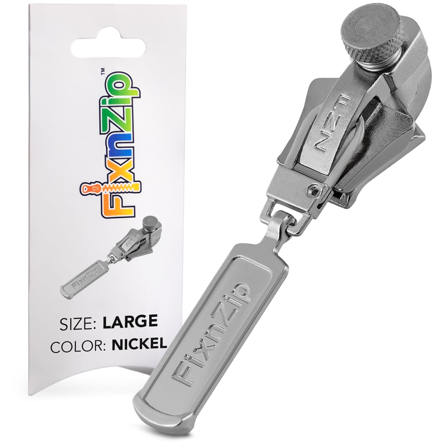 Amazon.com: FixnZip (Large Nickel) - See Size Guide - Universal