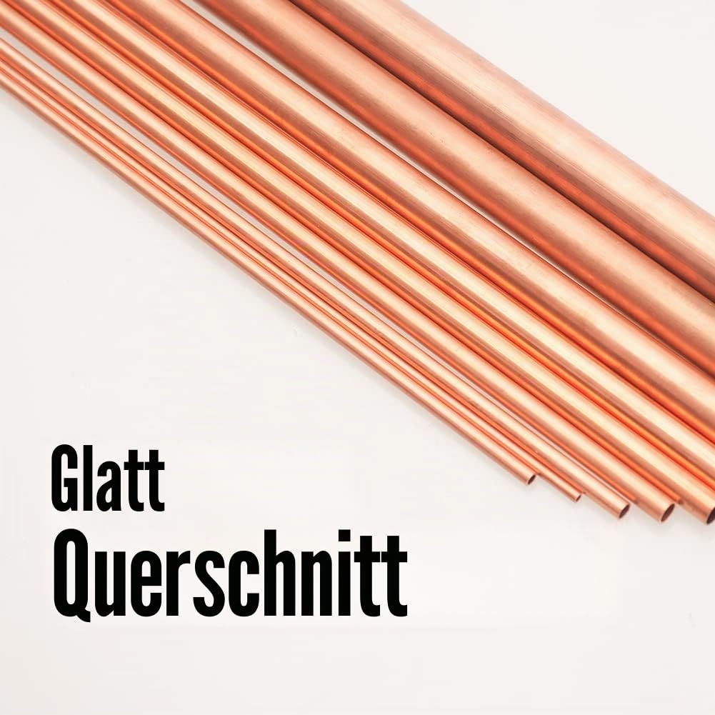 50 mm Außendurchmesser, 99,9% Kupferrohr, 1 mm Wand × 300 mm Länge × 1 Stück, reines Kupferrohr, 110 Kupfer, nahtlos, rund, für Kühlschrank, Schmuck und Industrie