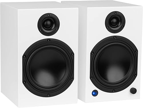 Miniatura 12 de Dayton Audio Altavoces de escritorio alimentados M4 con Bluetooth y USB DAC | Control remoto incluido | Potencia máxima de 150 W | Par (negro, 4