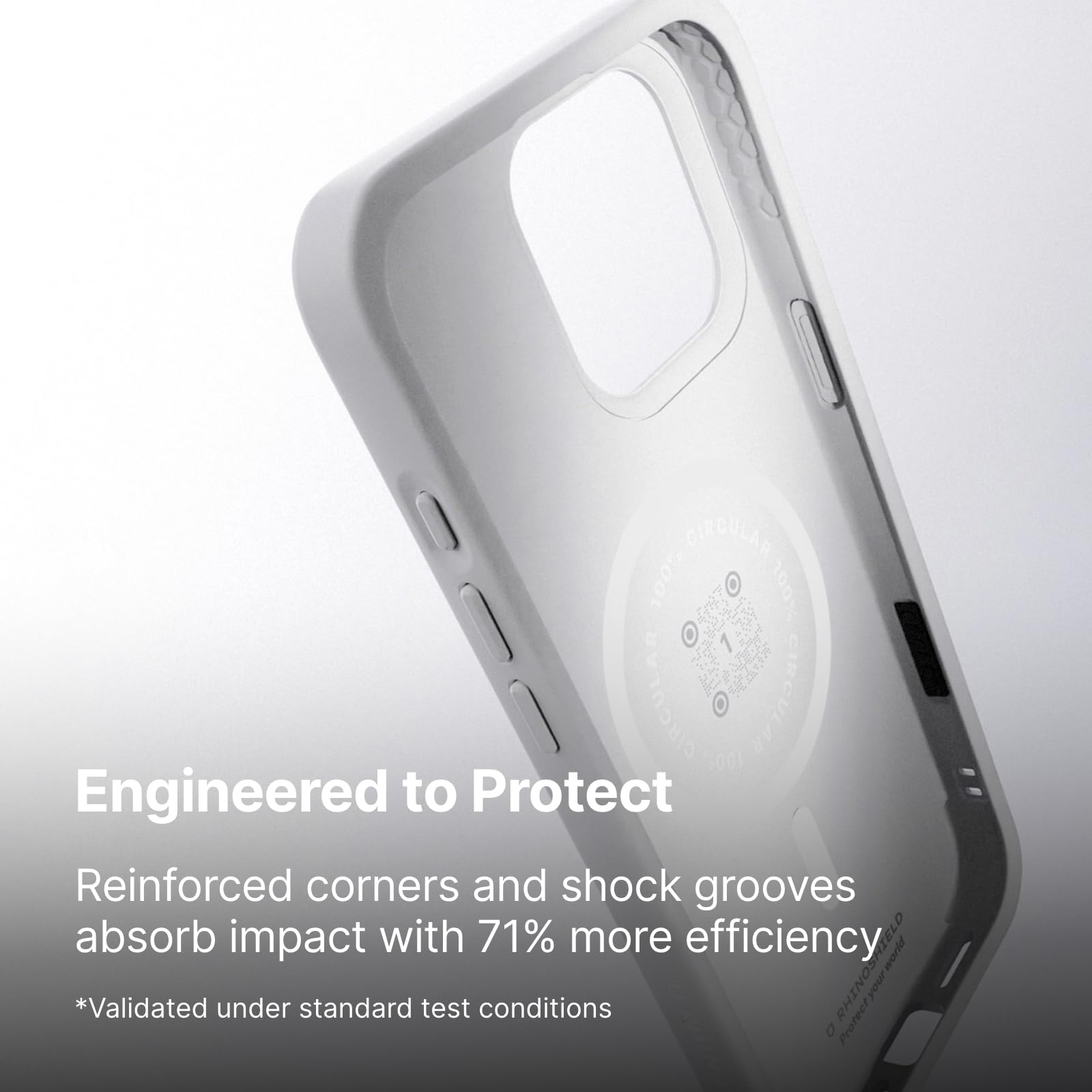 RhinoShield Etui na telefon komórkowy kompatybilne z MagSafe do iPhone Air, SolidX – wzmocniona ochrona przed uderzeniami, smukły i minimalistyczny design z ochroną przed upadkiem zgodnie ze