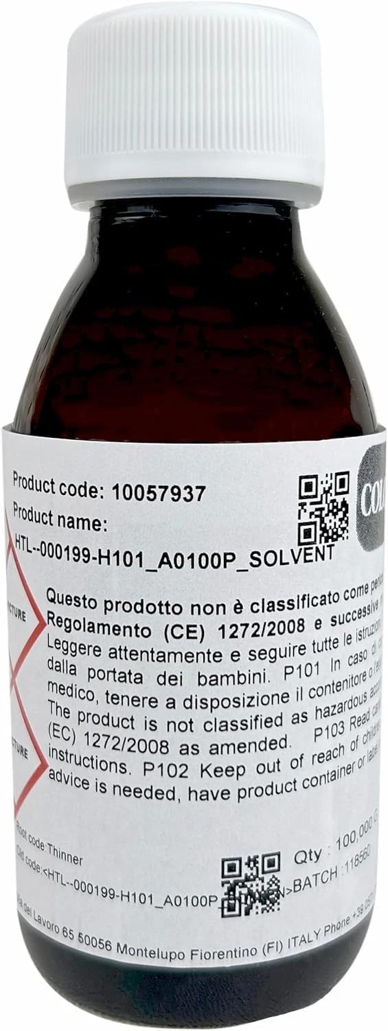 Creative Hobbies Colorobbia Liquid Premium Gold (Bright) 10% Overglaze for Kiln-Fired Ceramics - 2 Grams