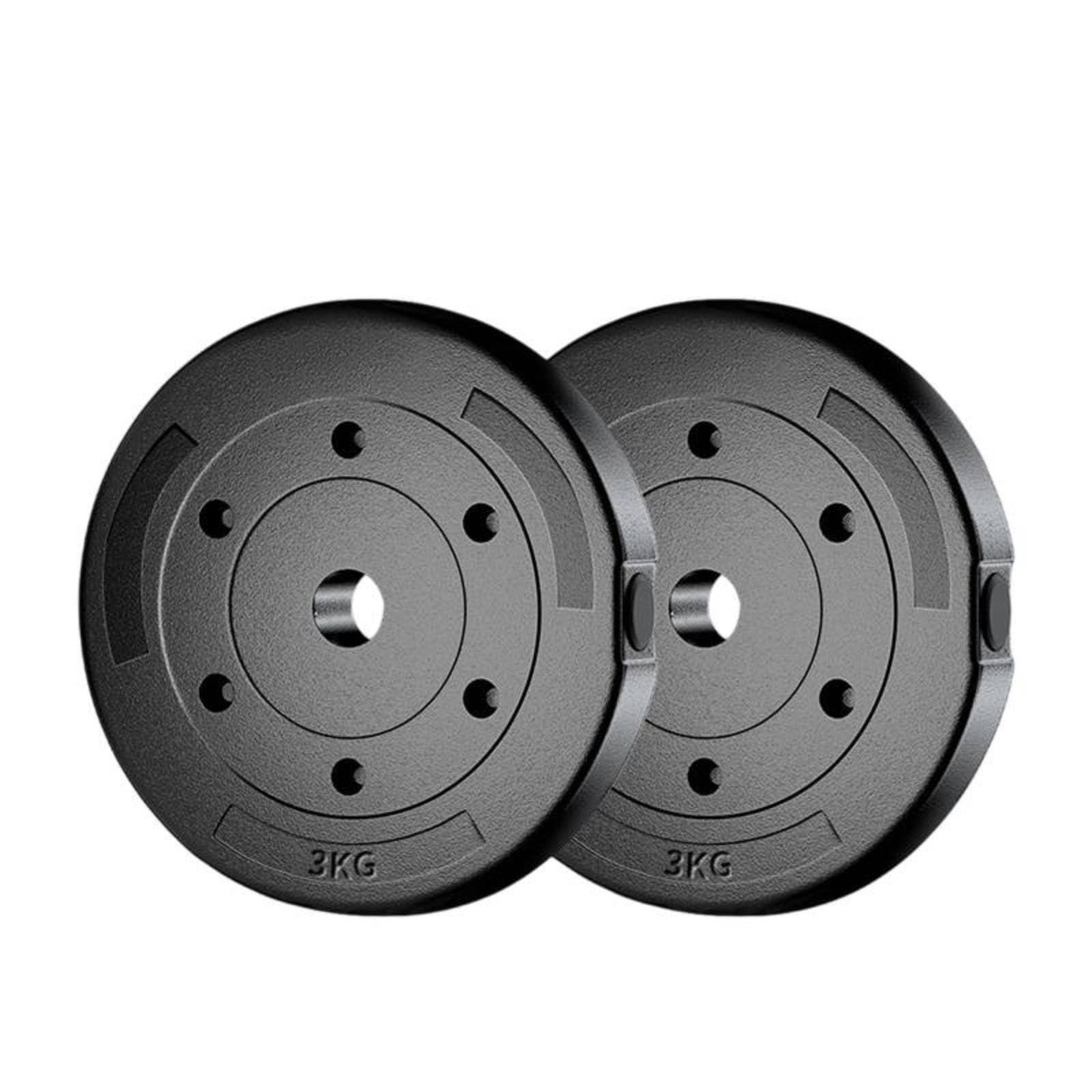 Dumbbell Plate Solid Iron Central Iron Barbell Plate Long-Lasting Fitness Equipment for Gym Users, 6000G-image-14