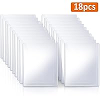 Vista 7 de Fundas de menú de 8.5 x 11, paquete de 18, 2 fundas para menú de restaurante, todas las fundas de menú de vinilo transparente, soporte para menú