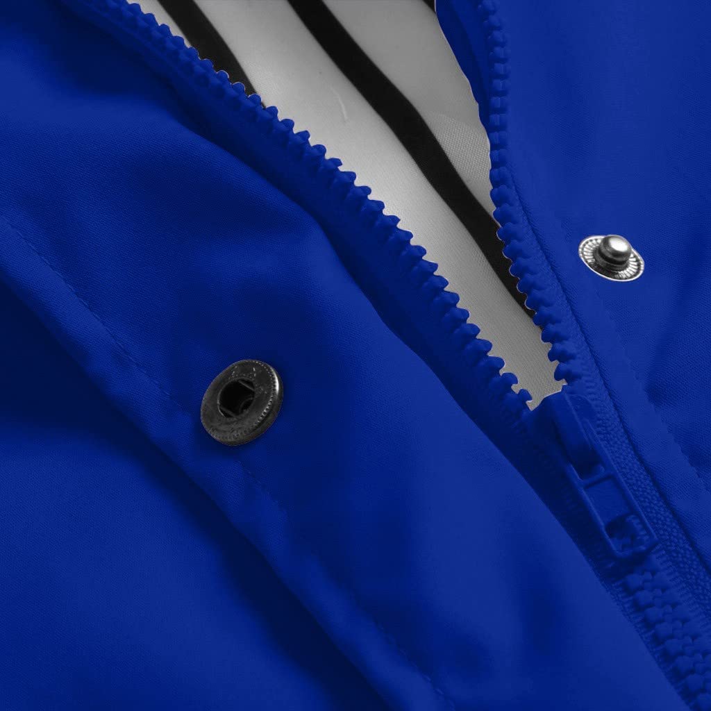 Cappotto da Donna Impermeabile Antivento con Cappuccio da Esterno Impermeabile più Giacca Antipioggia da Donna di Dimensioni Solide Giubbotti 100 Grammi