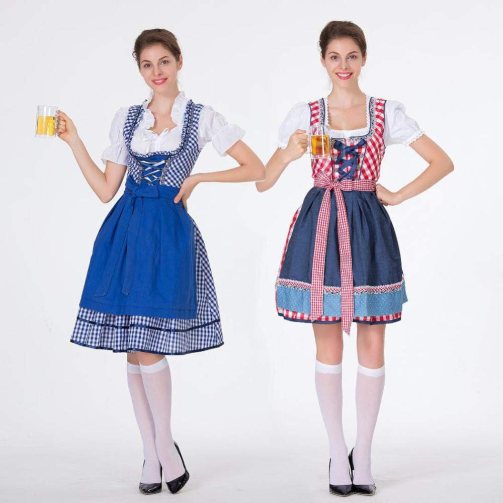 Robe Oktoberfest Femme Dirndl Femme Oktoberfest Costume Bavarois Femme