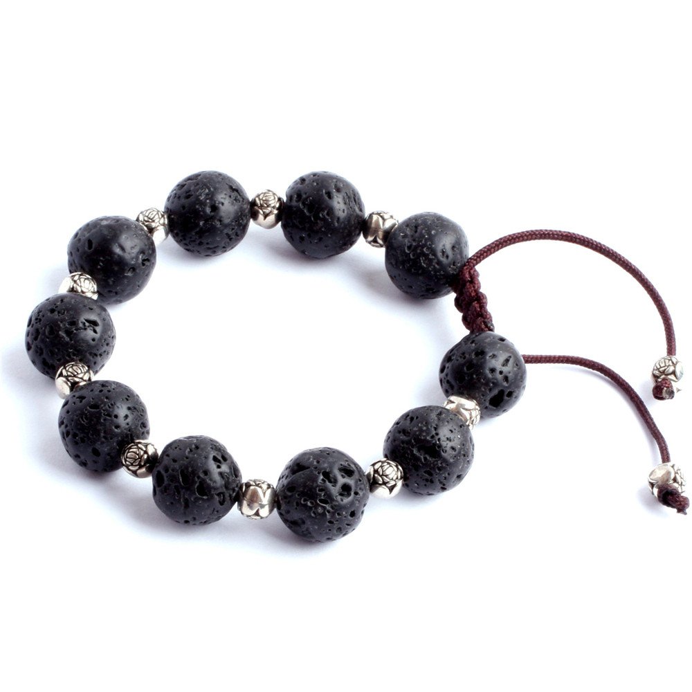 Sweet & Happy Girl's Fashion JewelrySHG Store Circle Rope Natural Beads 7 Inch Bracelet