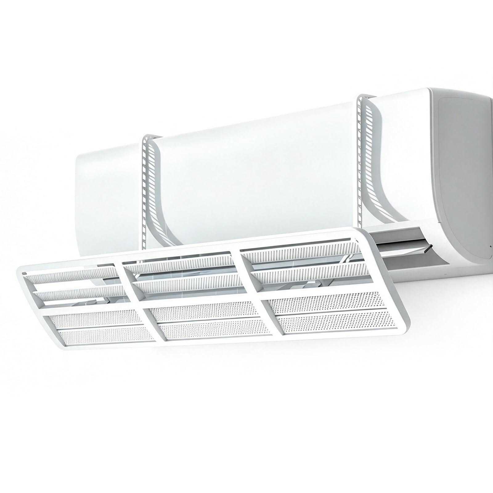 LUNAIZHUO Adjustable Air Conditioner Deflector for Wall-Mounted AC
