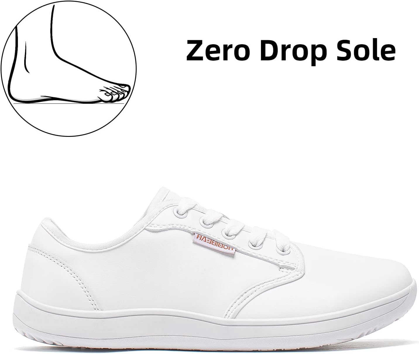 HOBIBEAR Unisex Wide Barefoot Shoes for Mens Womens Minimalist Zero Drop Shoes Sneakers - Image 3