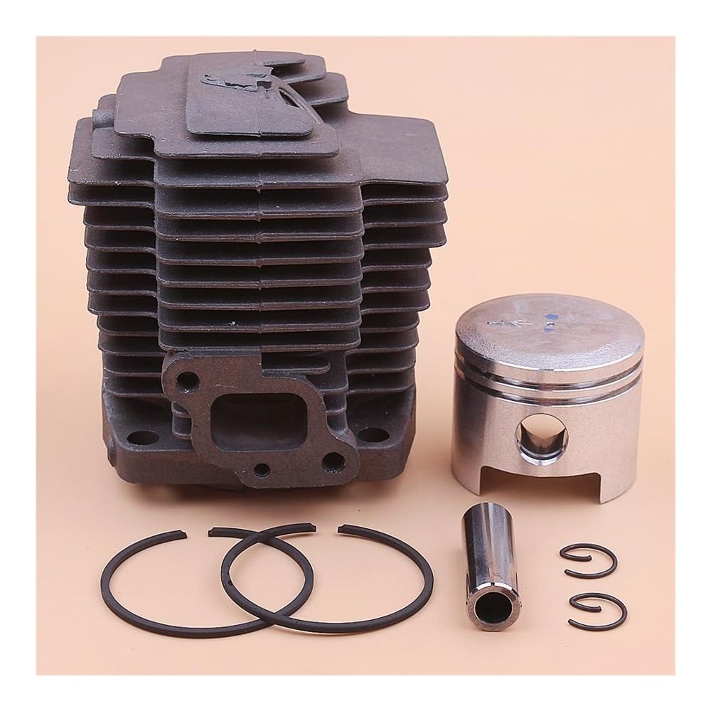 Kit de Anillo de retención de Pasador de pistón de Cilindro de 41,5 mm, Compatible con Motor de desbrozadora Kawasaki TH43, TH430 y KBH43A.