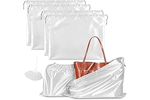 9-Pack Dust Bags for handbags, purses, and cloth shoes