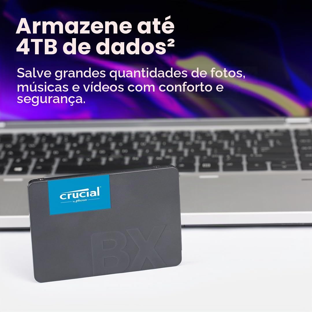 SSD Crucial BX500 2TB 3D NAND SATA lll 2,5