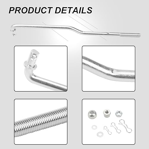 Miniatura 3 de 532195270 195270 Kit de suspensión de elevación delantera para Craftsman Husqvarna Poulan cortacésped con pasador de chaveta de pajarita 194208