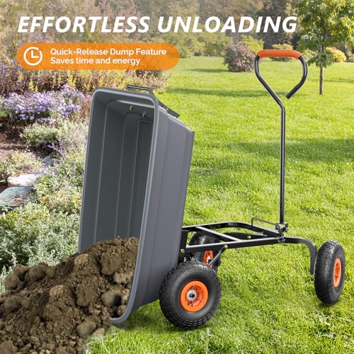 Heavy Duty Electric Wheelbarrow Cart